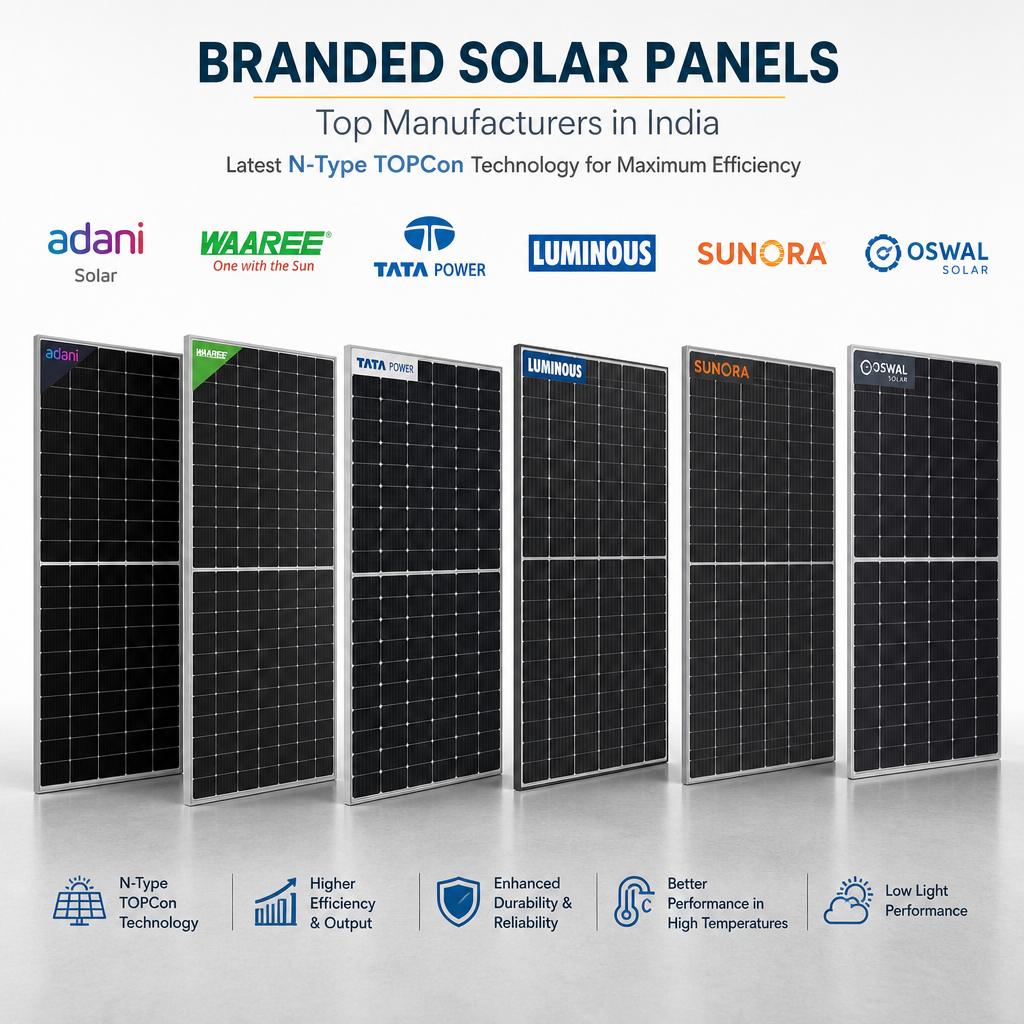 Branded Solar Panels (Top Manufacturers)