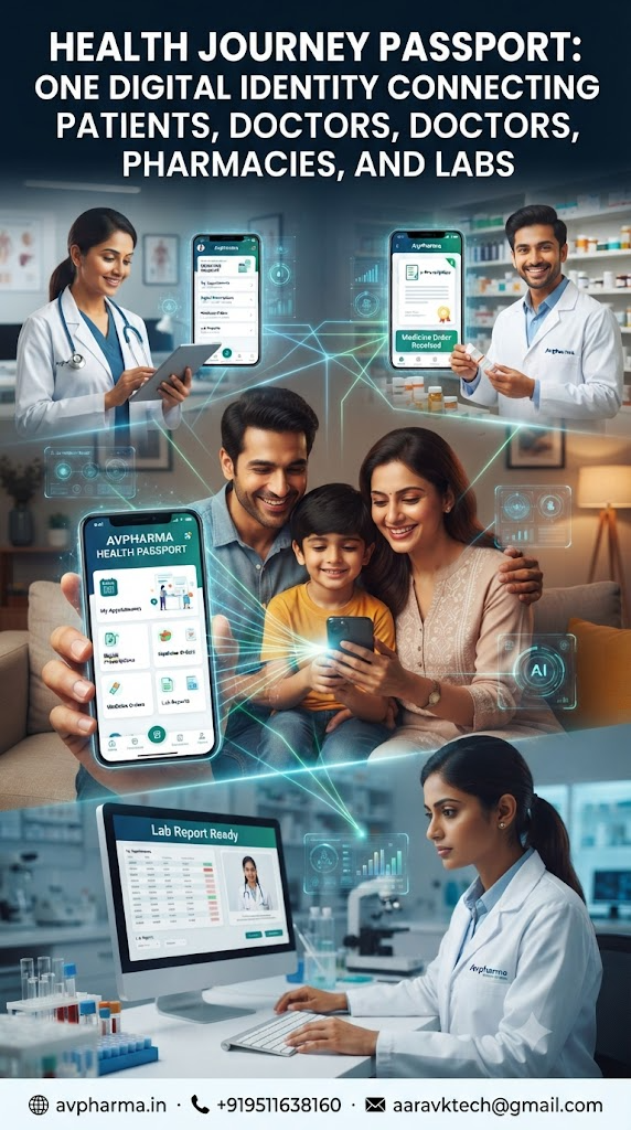 Health Journey Passport: One Digital Identity Connecting Patients, Doctors, Pharmacies and Labs