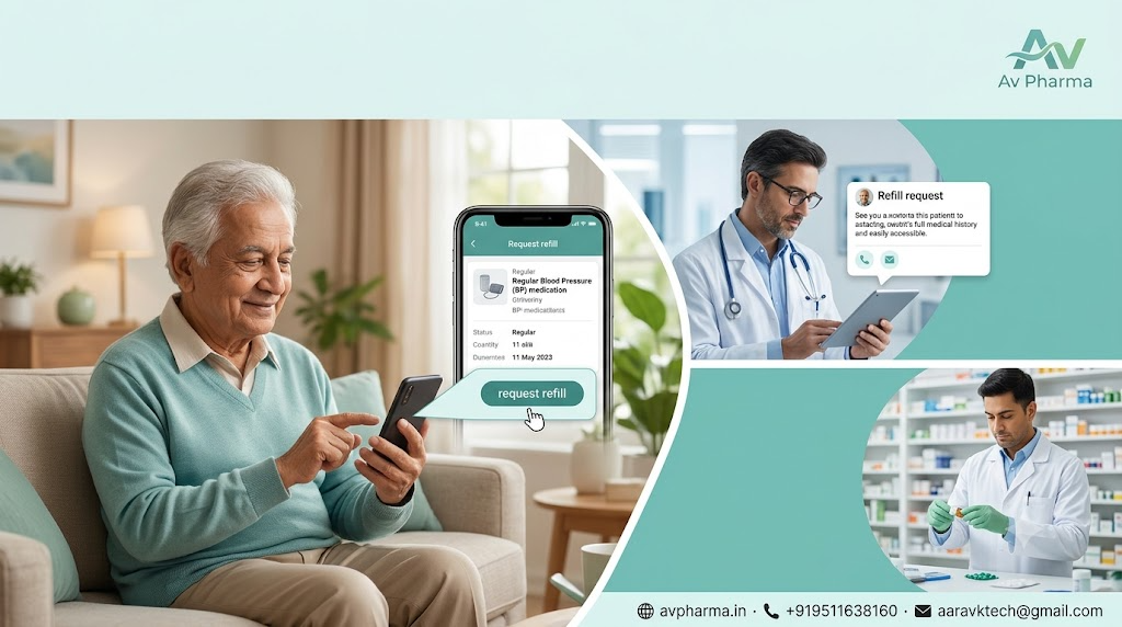 The Repeat-Prescription Refill Request: How Av Pharma Lets Chronic Patients Reorder Without Re-Explaining Everything