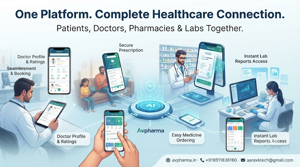 One Healthcare Ecosystem Connecting Doctors, Pharmacies & Labs