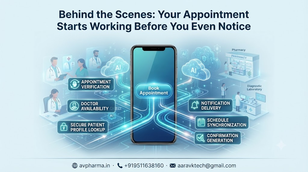 Behind the Scenes: What Happens in the 5 Seconds After You Tap 'Book Appointment' on AV Pharma