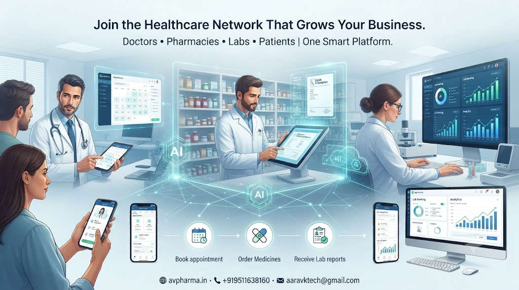 Grow Your Clinic, Pharmacy or Lab with One Smart Healthcare Network