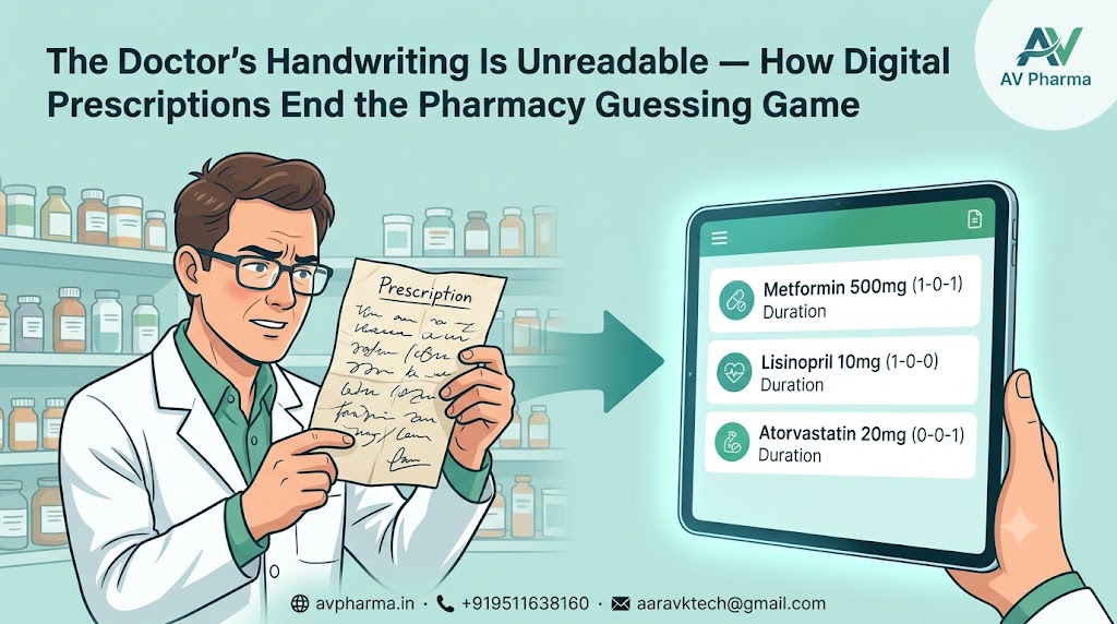 'The Doctor's Handwriting Is Unreadable' — How Digital Prescriptions End the Pharmacy Guessing Game