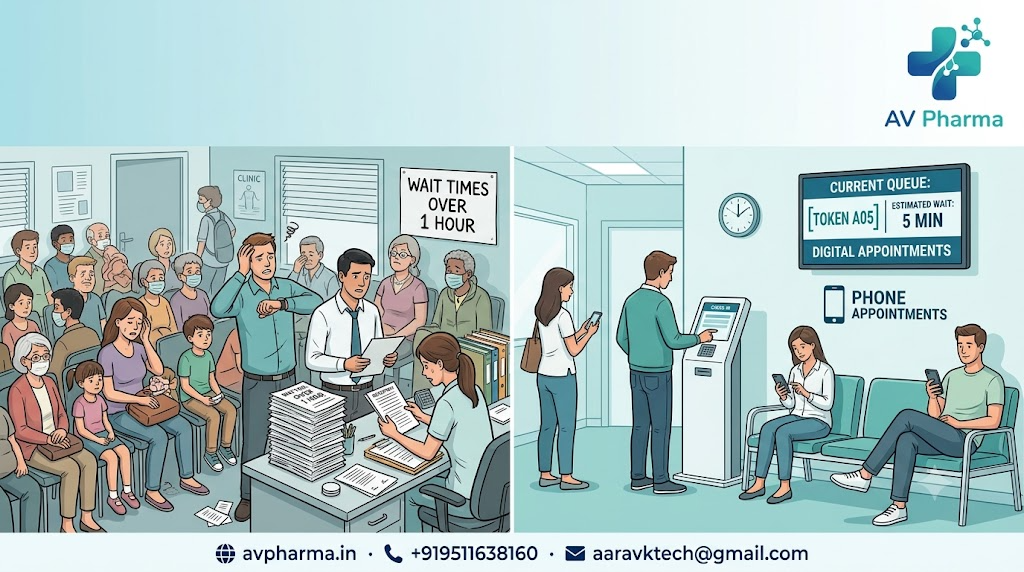 The Overflowing Waiting Room vs Smart Digital Queues: A Tale of Two Clinics