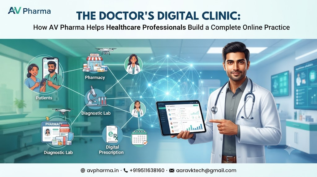 The Doctor's Digital Clinic: How AV Pharma Helps Healthcare Professionals Build a Complete Online Practice