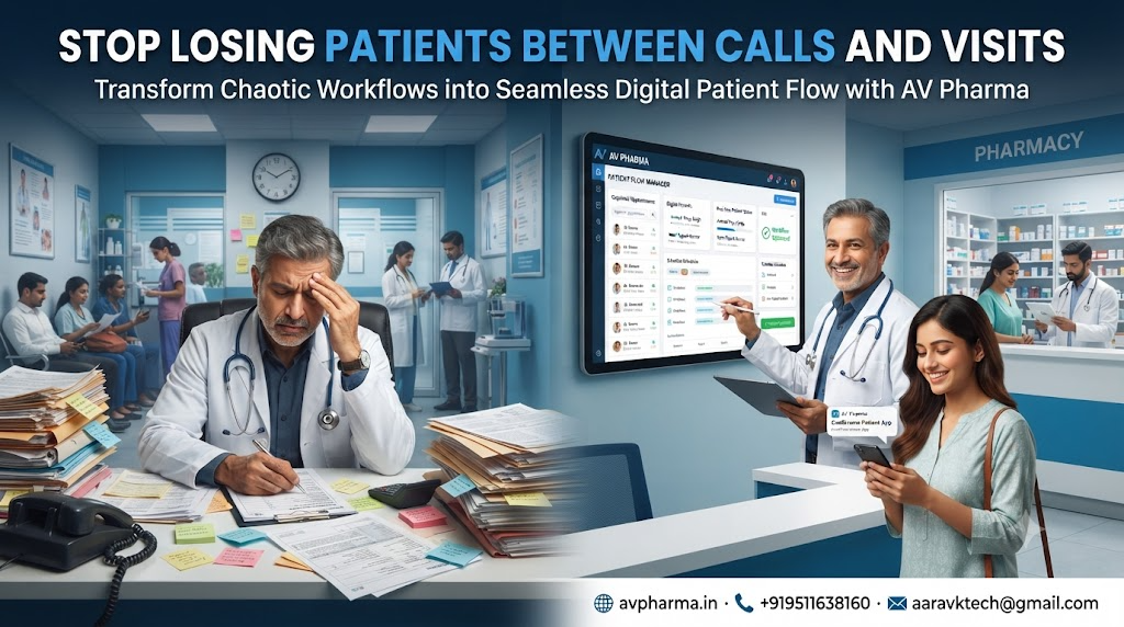 AV Pharma Lost Patient Flow Fix - Stop Losing Patients Between Calls and Visits