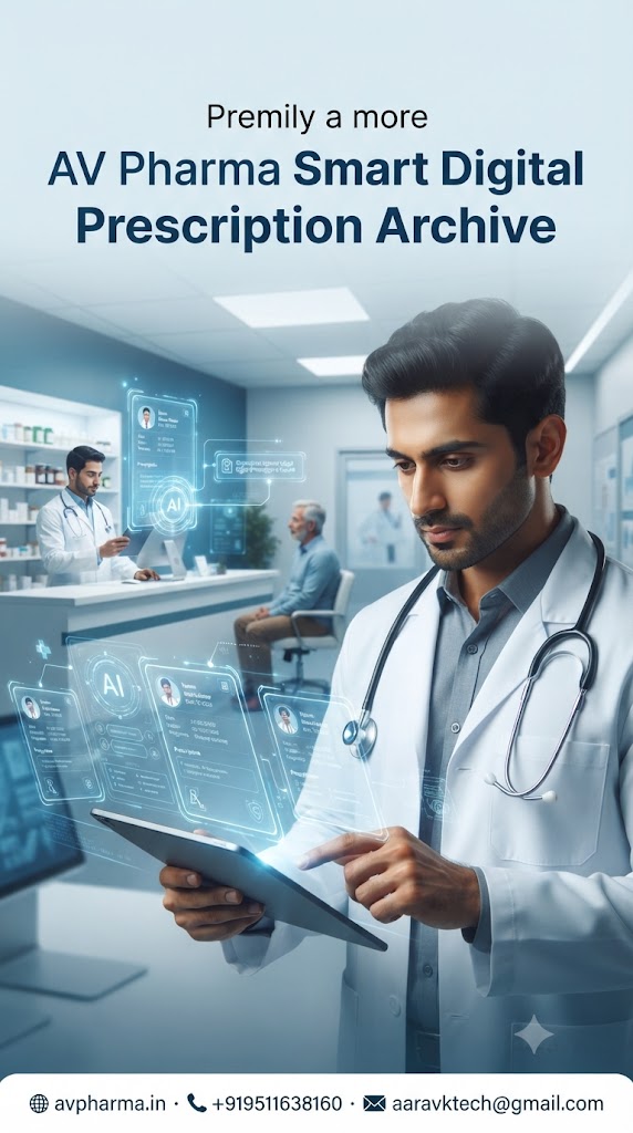 AV Pharma Smart Digital Prescription Archive