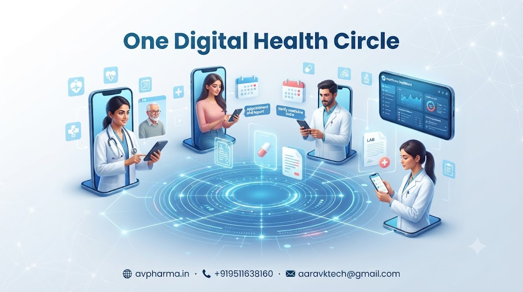 One Digital Health Circle: Connect Doctors, Patients, Pharmacies & Labs