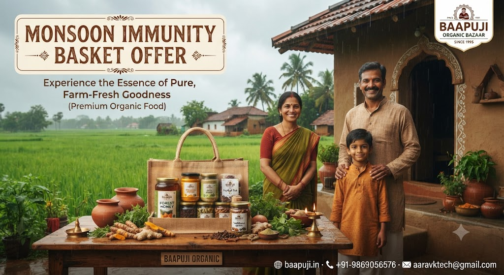 Baapuji Organic Monsoon Immunity Basket Offer