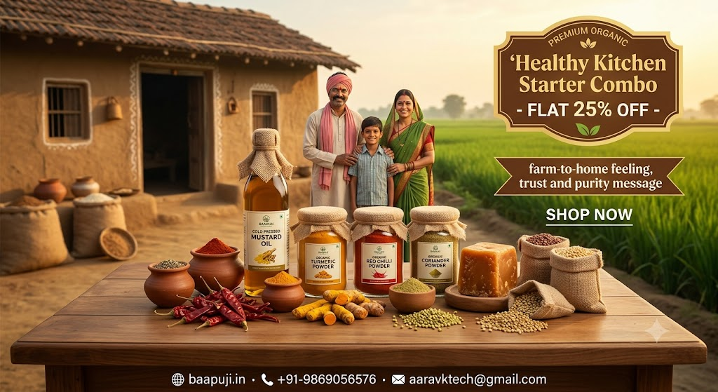 Village Kitchen Starter Combo - Pure Desi Taste Offer
