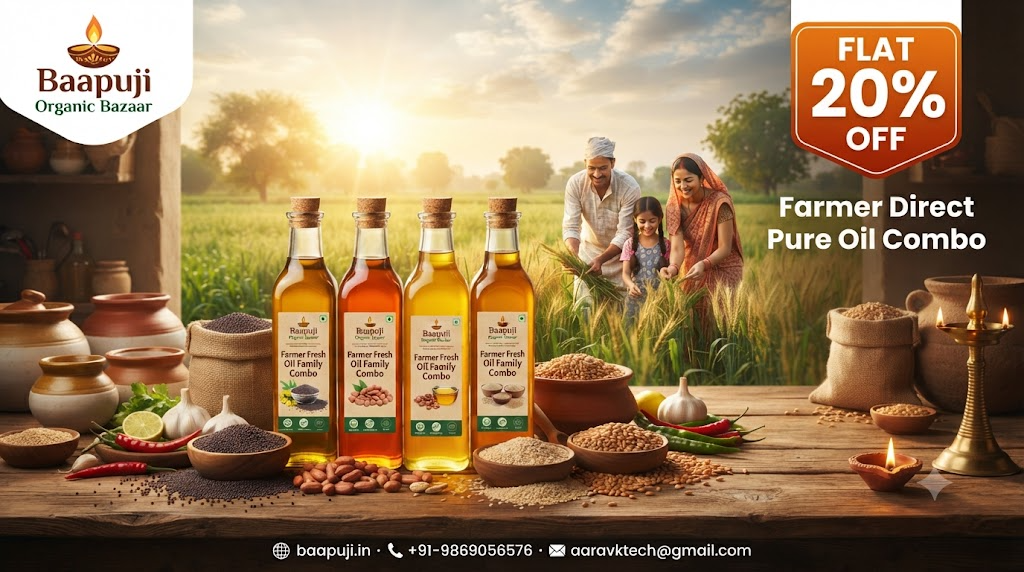 Farmer Fresh Oil Family Combo - Flat 20% OFF