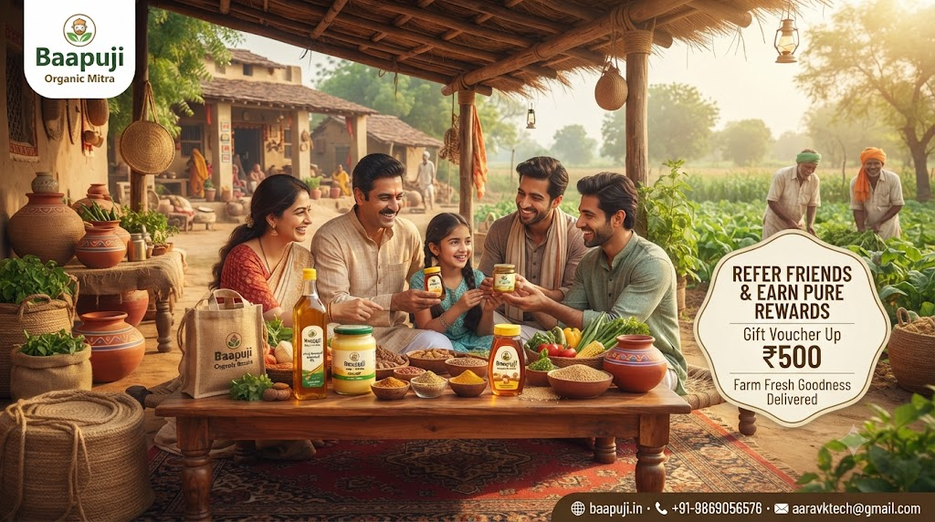 Baapuji Organic Mitra Referral Gift Offer