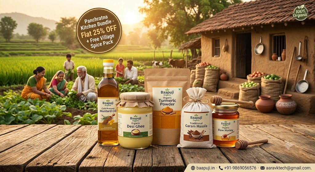 Baapuji Organic Panchratna Kitchen Bundle Offer