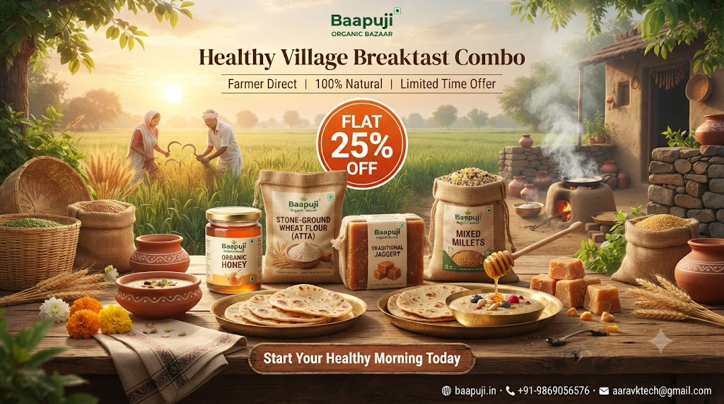 Village Breakfast Essentials Combo – Flat 25% OFF