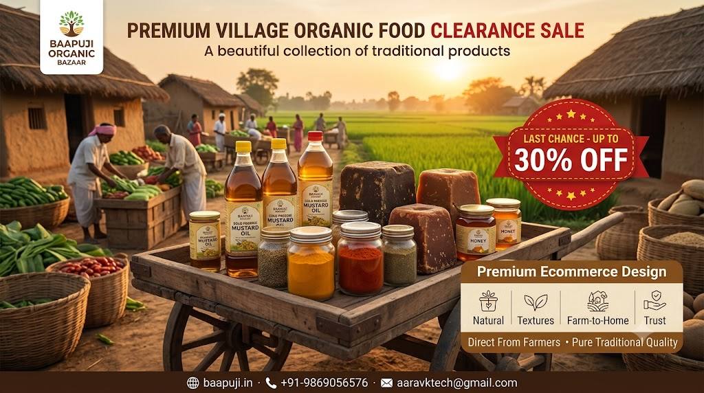 Baapuji Organic Last Harvest Clearance Sale