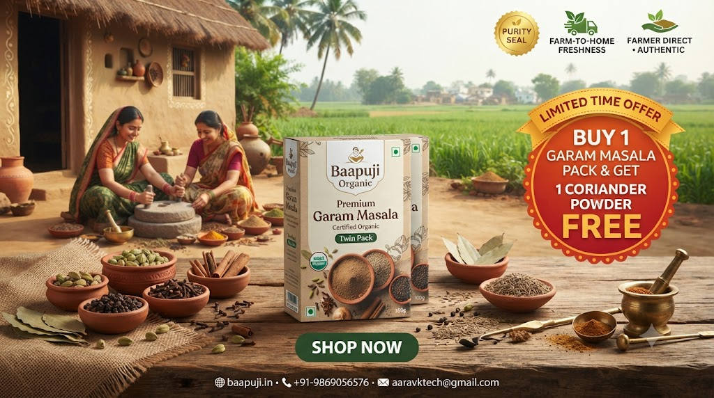 Baapuji Organic Masala Twin Pack BOGO
