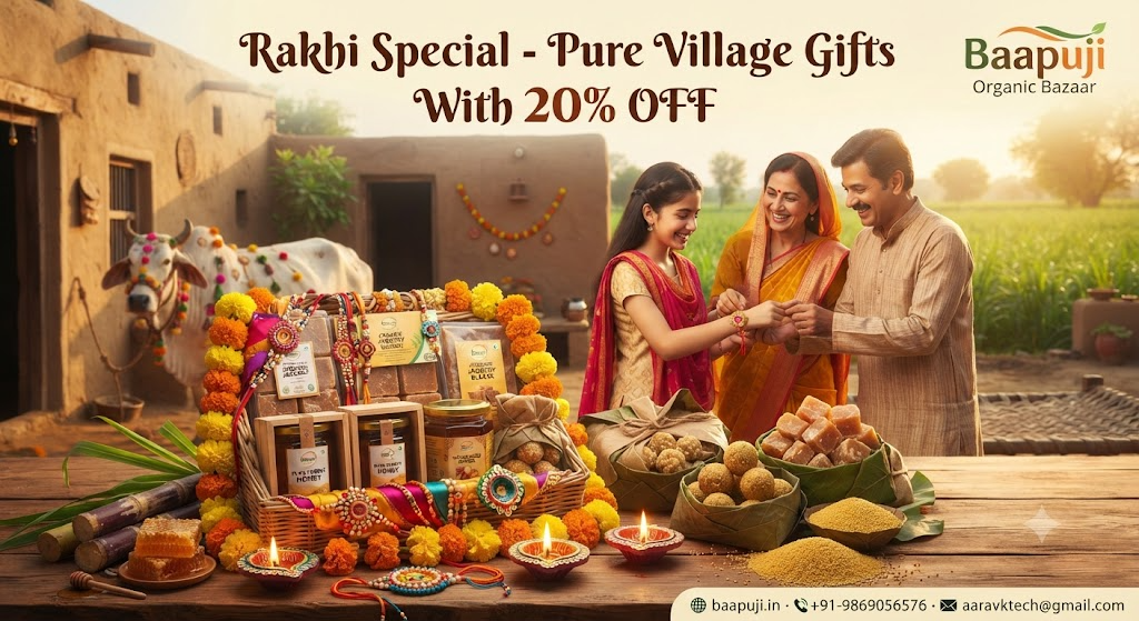 Baapuji Rakhi Festival Sweet Blessings Offer