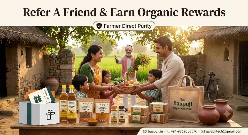 Baapuji Share The Purity Referral Rewards Offer