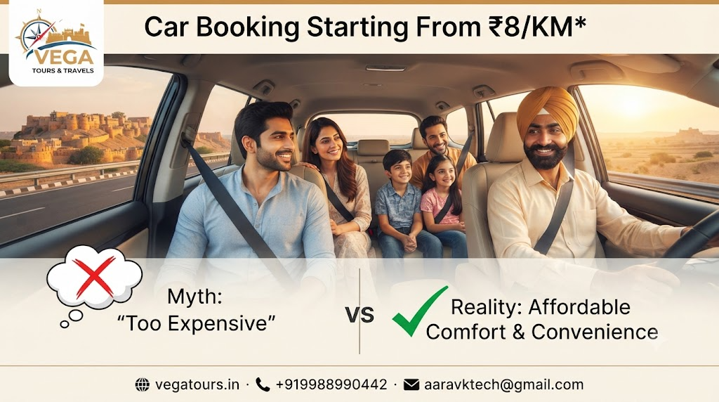 Myth: "Hiring a Private Car for a Rajasthan Tour Is Too Expensive" — Debunked