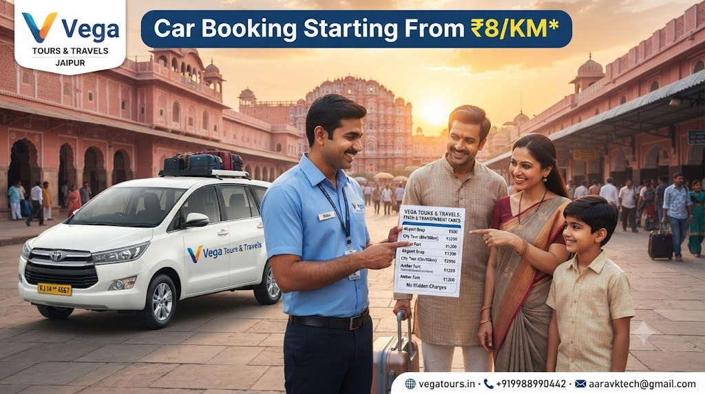 No More Meter Anxiety: How Vega Tours & Travels' Fixed, Transparent Fares End Tourist Overcharging Fear in Jaipur