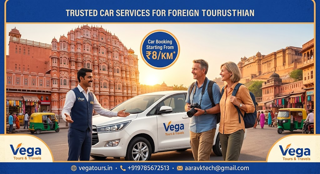 Foreign Tourists in Jaipur: One Trusted Car & Driver for Your Whole Rajasthan Discovery