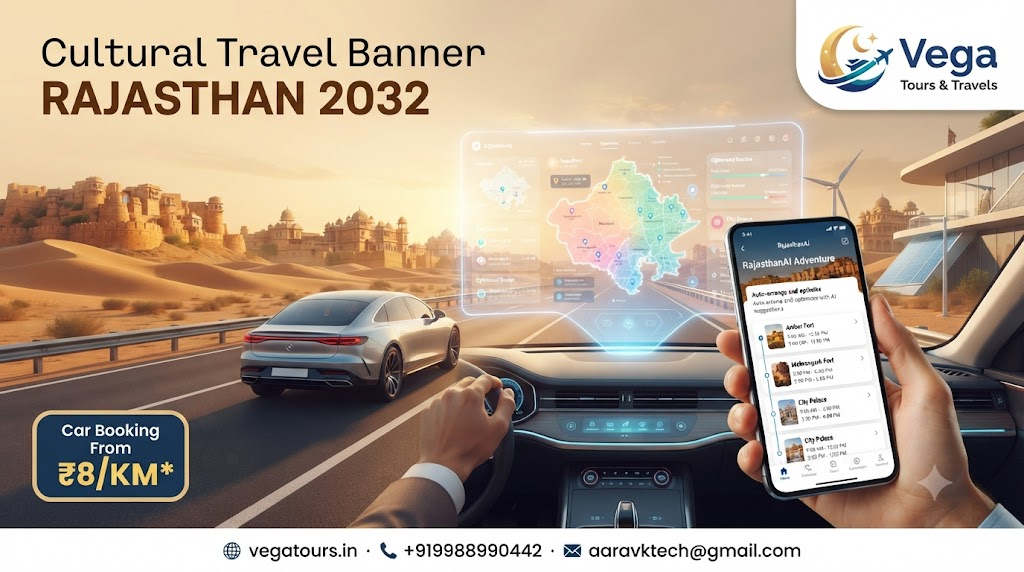 What If Your Rajasthan Trip Planned Itself? The Smart, AI-Assisted Travel of 2032