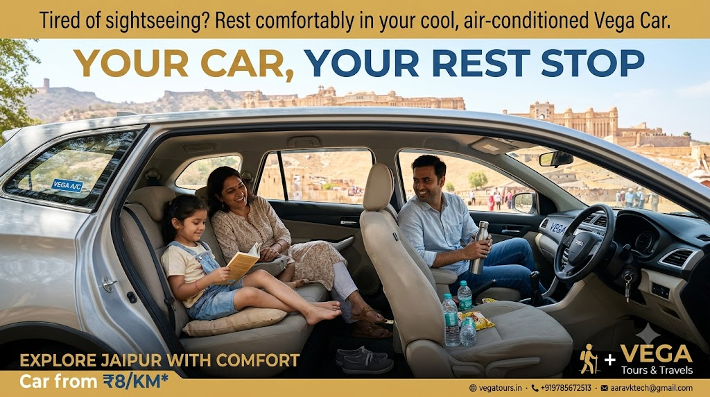 Nowhere to Rest Between Sightseeing Stops? How Your Vega Car Becomes a Comfortable Base All Day