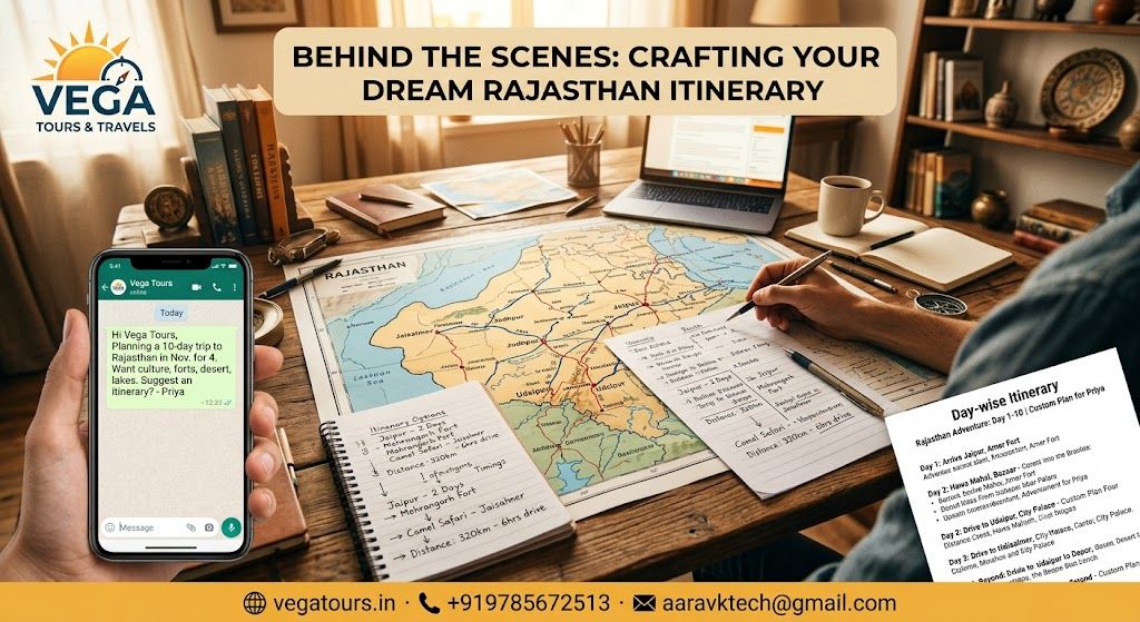 Behind the Scenes: How We Actually Build Your Custom Rajasthan Itinerary After You Send One Message