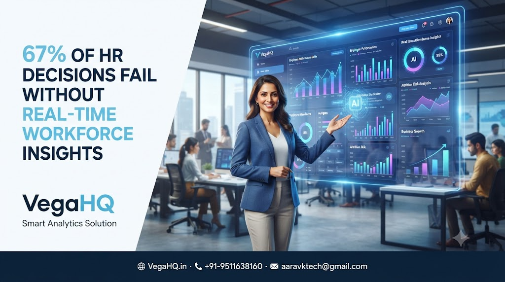 67% of HR Decisions Fail Without Real-Time Workforce Insights — VegaHQ Smart Analytics Solution