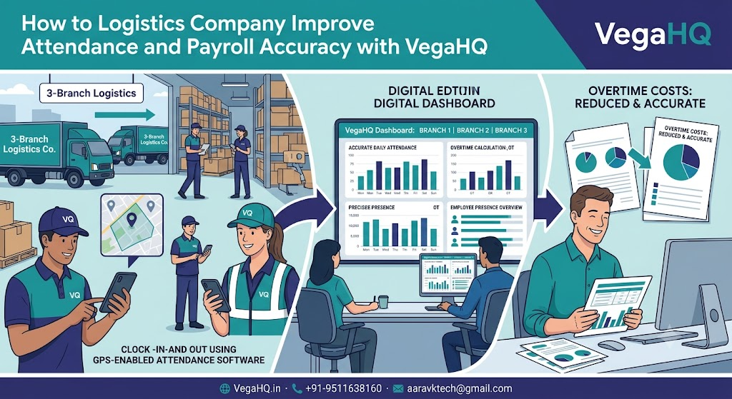 How a 3-Branch Logistics Company Ended 'Ghost' Overtime Claims & Saved Lakhs With VegaHQ