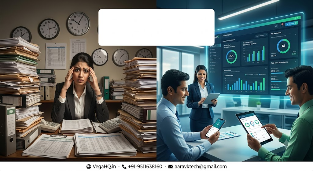 Manual HR vs VegaHQ Smart Workforce Revolution