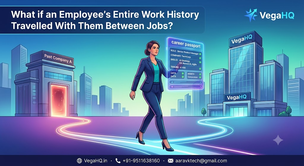 VegaHQ 2040: What if an Employee's Entire Work History Travelled With Them Between Jobs?
