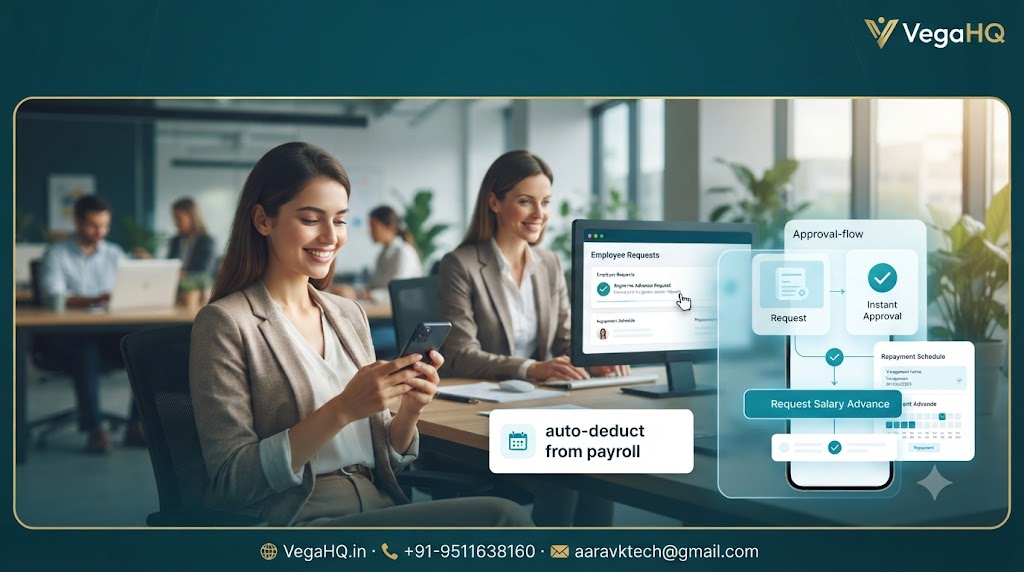 VegaHQ Smart Loan & Advance Management: Let Employees Request Salary Advances Without the Awkward Conversations
