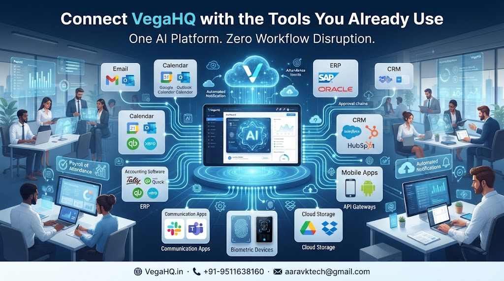 Your HRMS Should Fit Your Stack, Not Replace It: How VegaHQ Connects with the Tools Your Team Already Uses