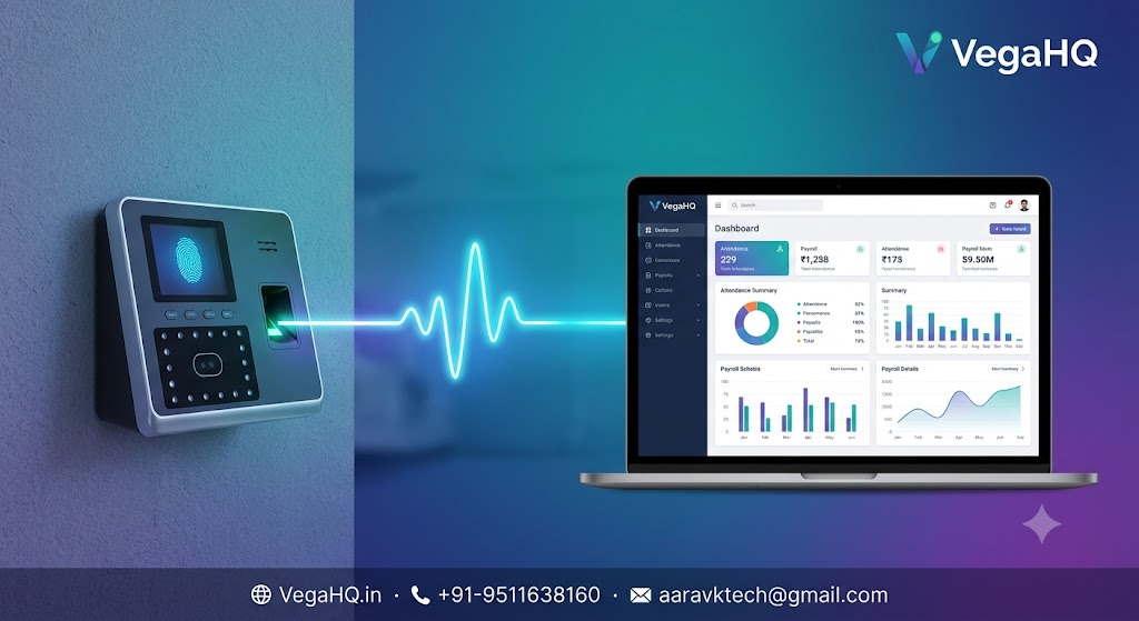 Keep Your Biometric Punch Machine — VegaHQ Reads It and Handles the Rest