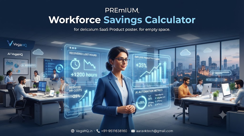 VegaHQ Workforce Savings Calculator: Recover Lost Hours and Reduce HR Costs with AI Automation