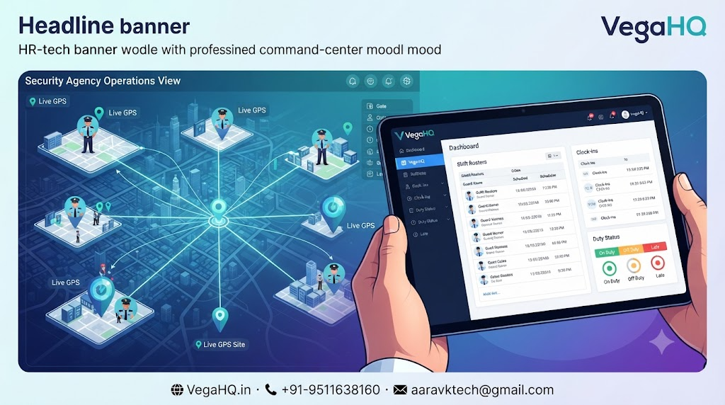 VegaHQ for Security Agencies: Managing Guards Across Dozens of Sites From One Platform
