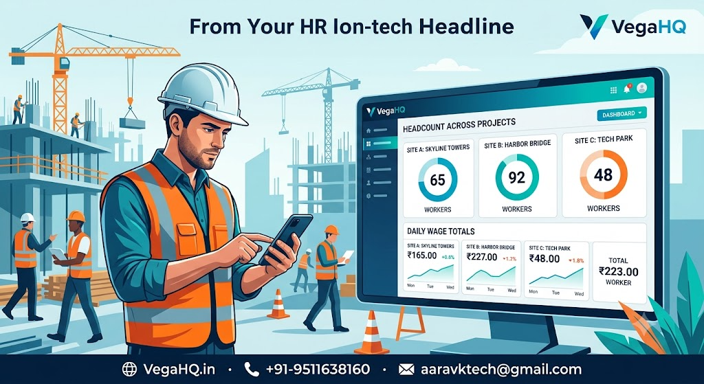 For Construction & Civil Contractors: Managing Site Labour, Daily Wages & Multiple Project Locations