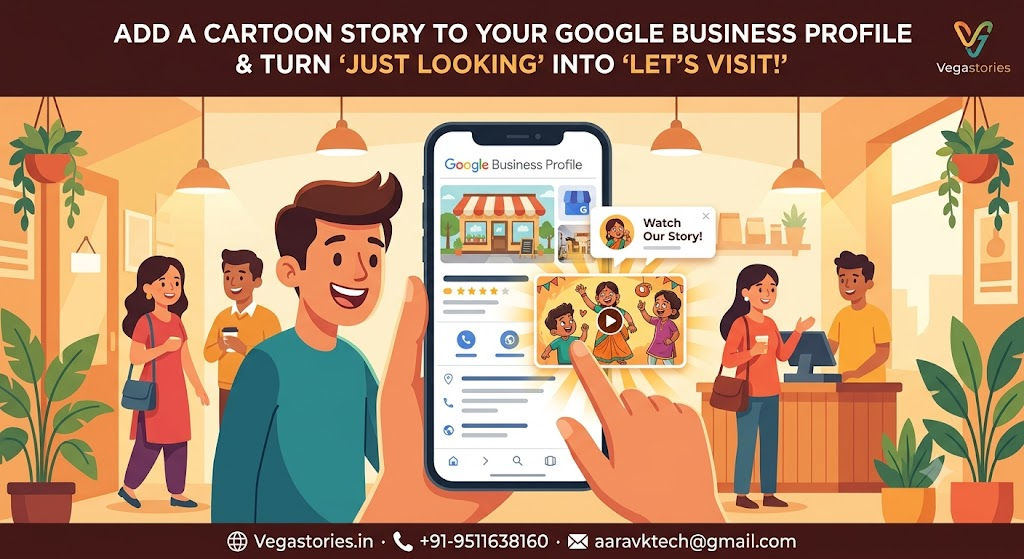 Add a Cartoon Story to Your Google Business Profile & Turn 'Just Looking' Into 'Let's Visit'