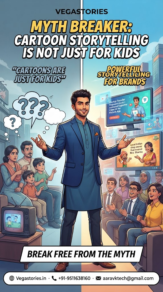 Vegastories Myth Breaker: Cartoon Storytelling Is Not Just For Kids