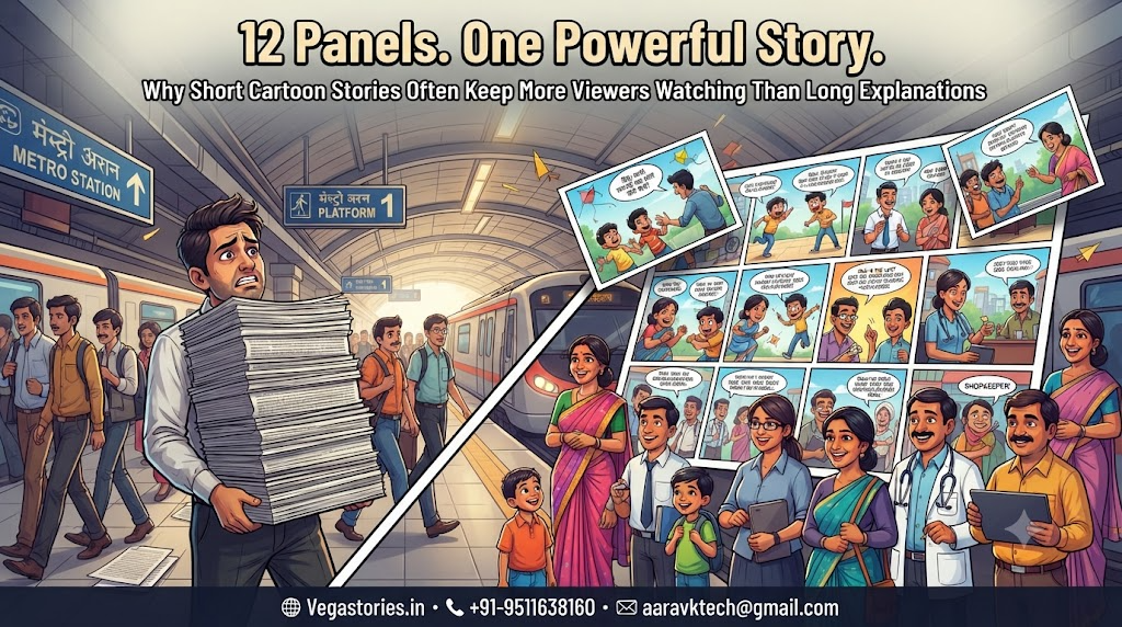 12 Panels or Less: Why Short Cartoon Stories Often Keep More Viewers Watching Than Long Explanations