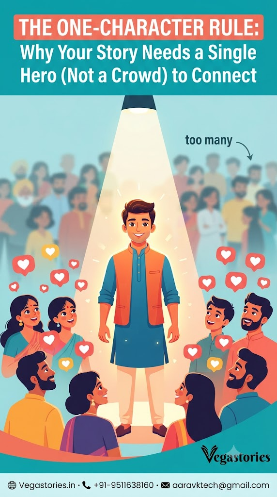 The One-Character Rule: Why Your Story Needs a Single Hero (Not a Crowd) to Connect