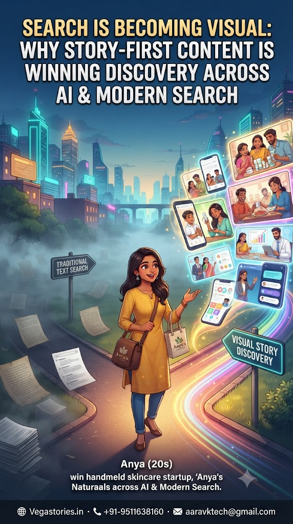 Search Is Becoming Visual: Why Story-First Content Is Winning Discovery Across AI & Modern Search