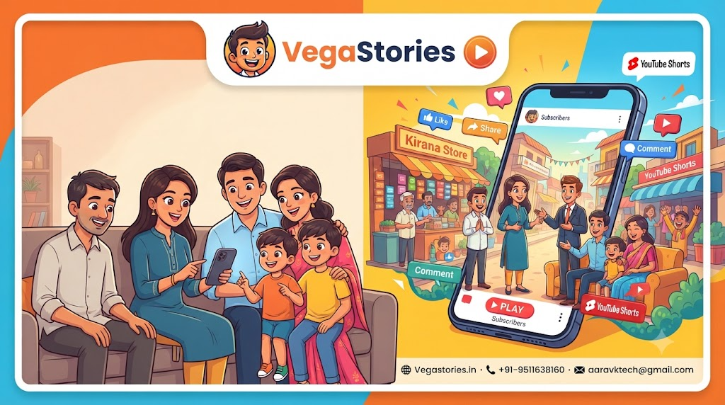 VegaStories: Turning Local Business Problems into Viral Cartoon Stories