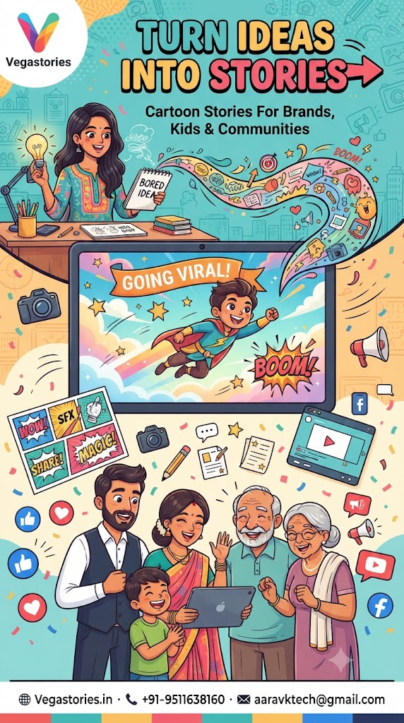 From Boring Message To Viral Cartoon Story