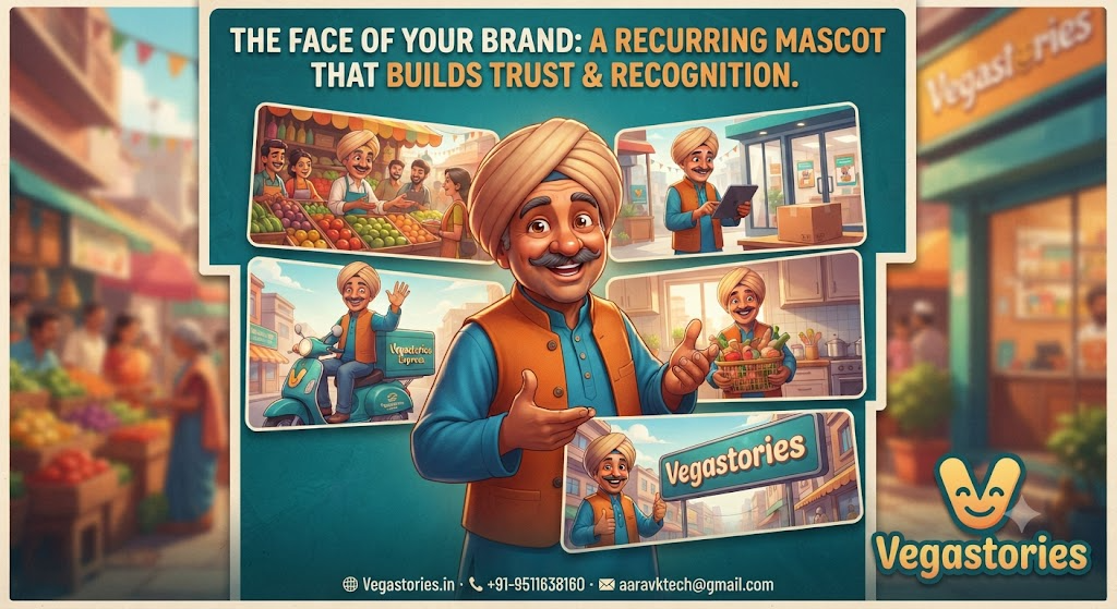 The Brand Mascot Feature: One Recurring Cartoon Character That Becomes the Face of Your Business