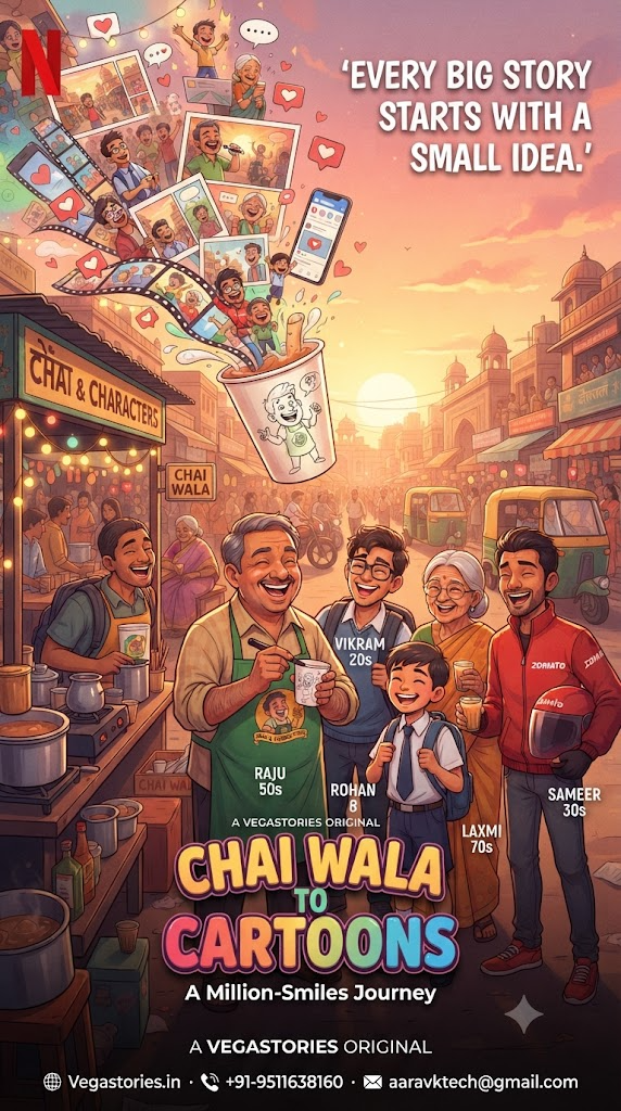 The Tea Stall Idea That Became a Million-Smiles Cartoon Story