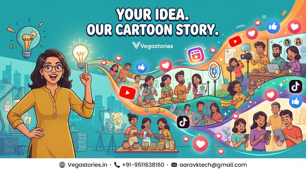 Turn Your Business Idea Into a Viral Cartoon Story