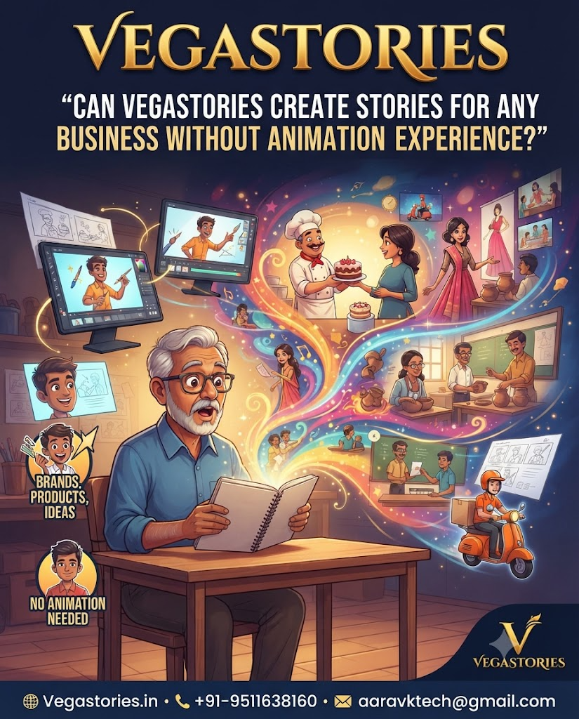 Can Vegastories Create Stories For Any Business Without Animation Experience?