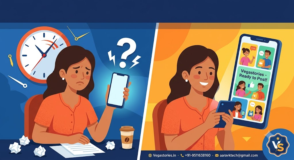 Staring at a Blank Screen? How Vegastories Ends the 'I Don't Know What to Post' Struggle